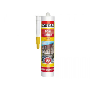 Silikon uniwersalny 280ml  bezbarwny  Soudal